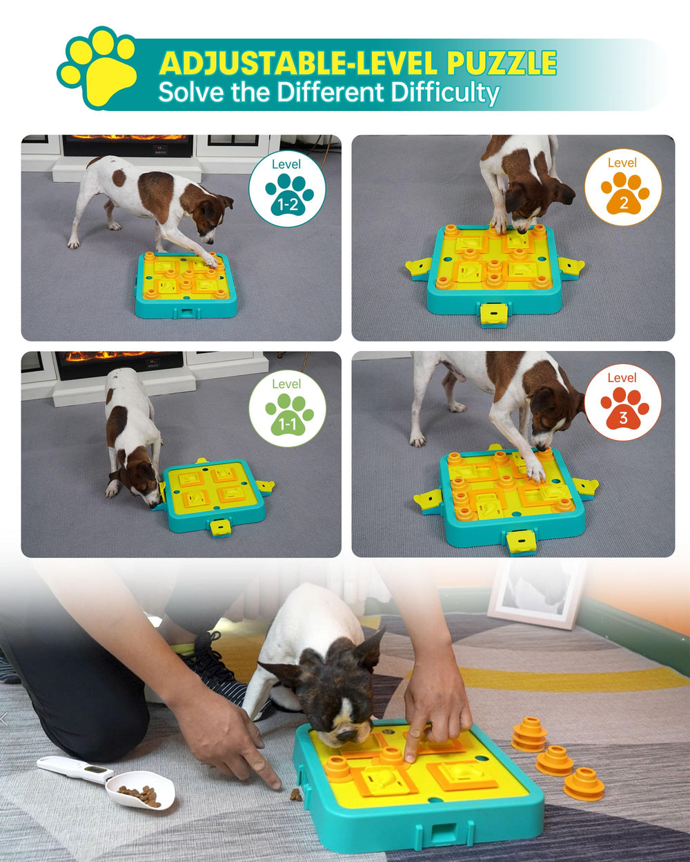 DollSheriffgoo compartiments cachees friandises favorisent raisonnement et resolution.