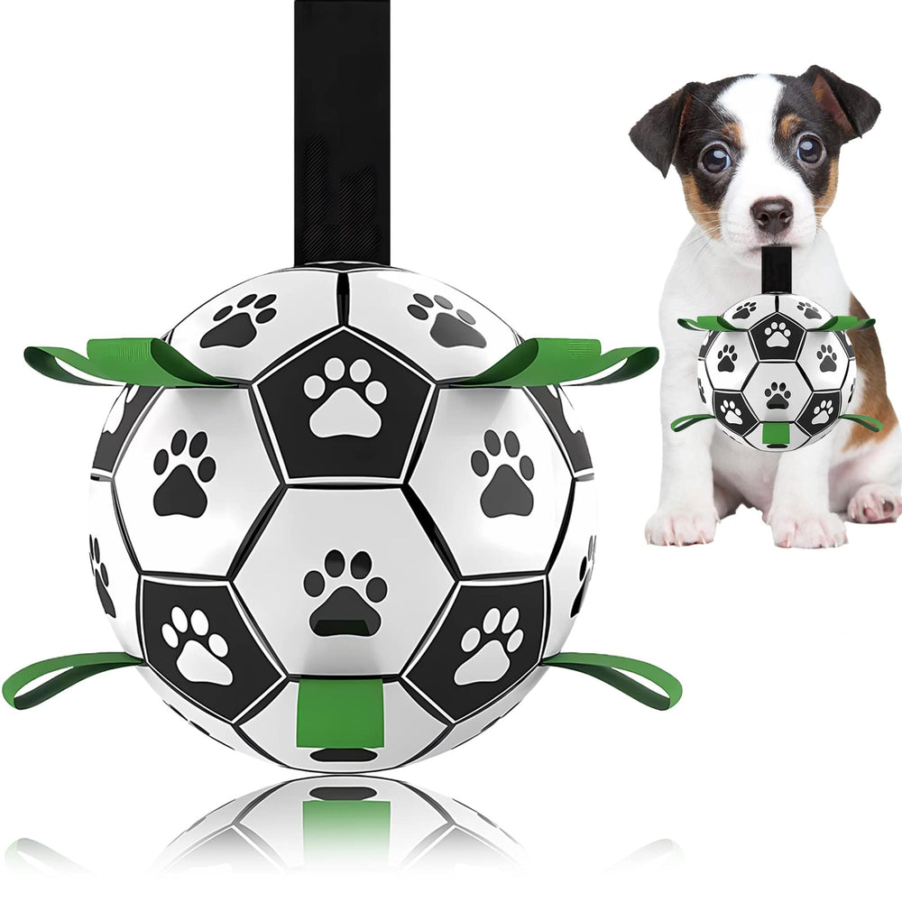 Domchan ballon-football interactif pour chien, stimule énergie et curiosité.