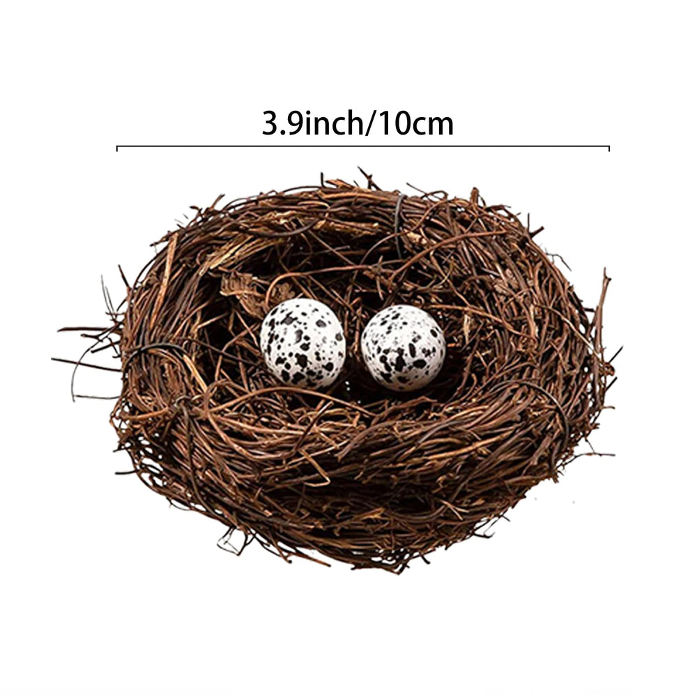 Nid mini rattan decoration paques Domkier pour jardin