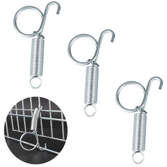 Dong Huang crochets-ressort loquet cage 75mm, durable pour cages d'animaux.