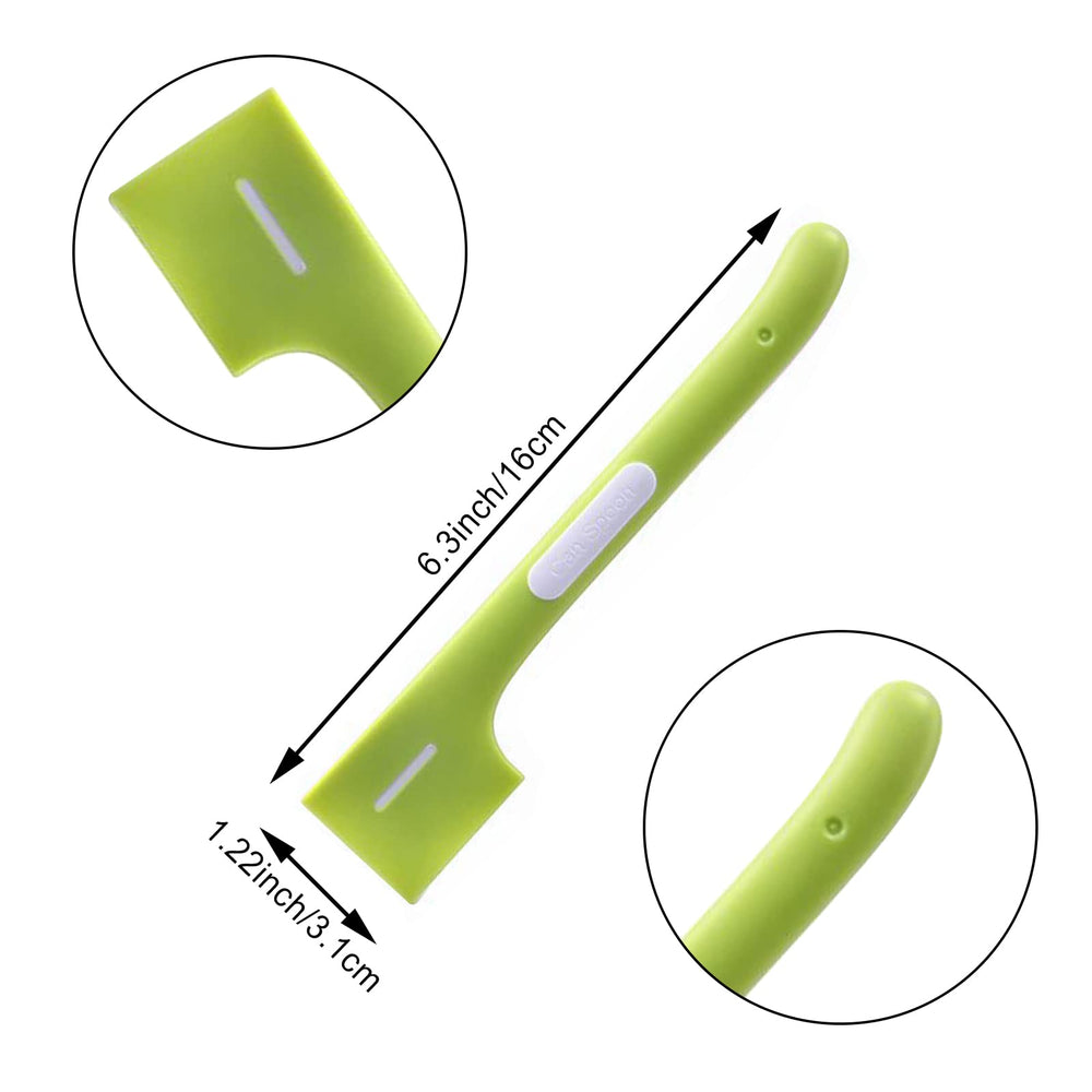 Cuillieres en silicone DonLeeving sans-toxicité, durables et hygiéniques pour animaux.