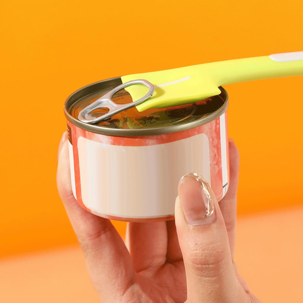 DonLeeving tête carrée cuillères, accès facile aux résidus dans les boîtes de conserve.