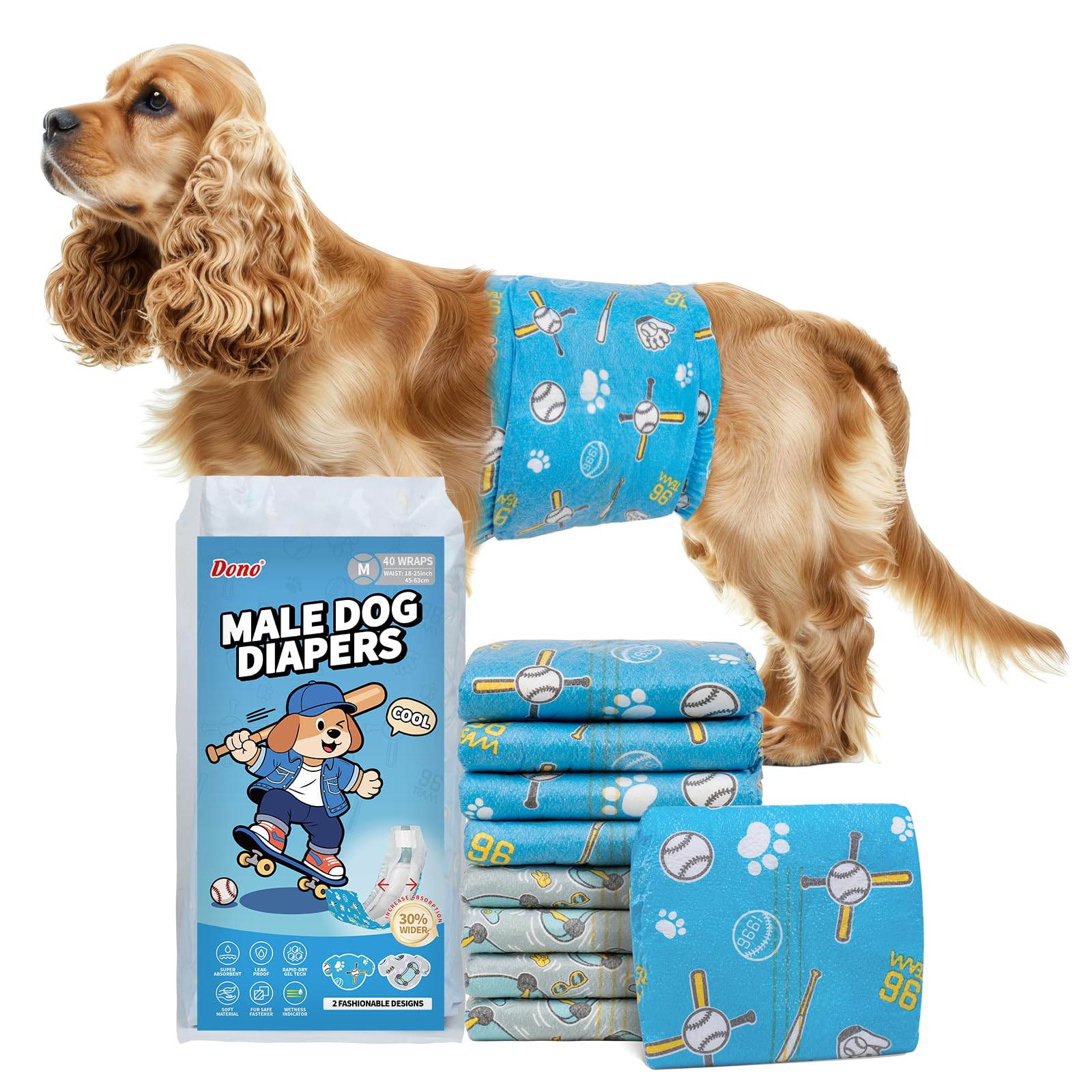 Dono couches chien mâle, design 2 en 1, confort et style