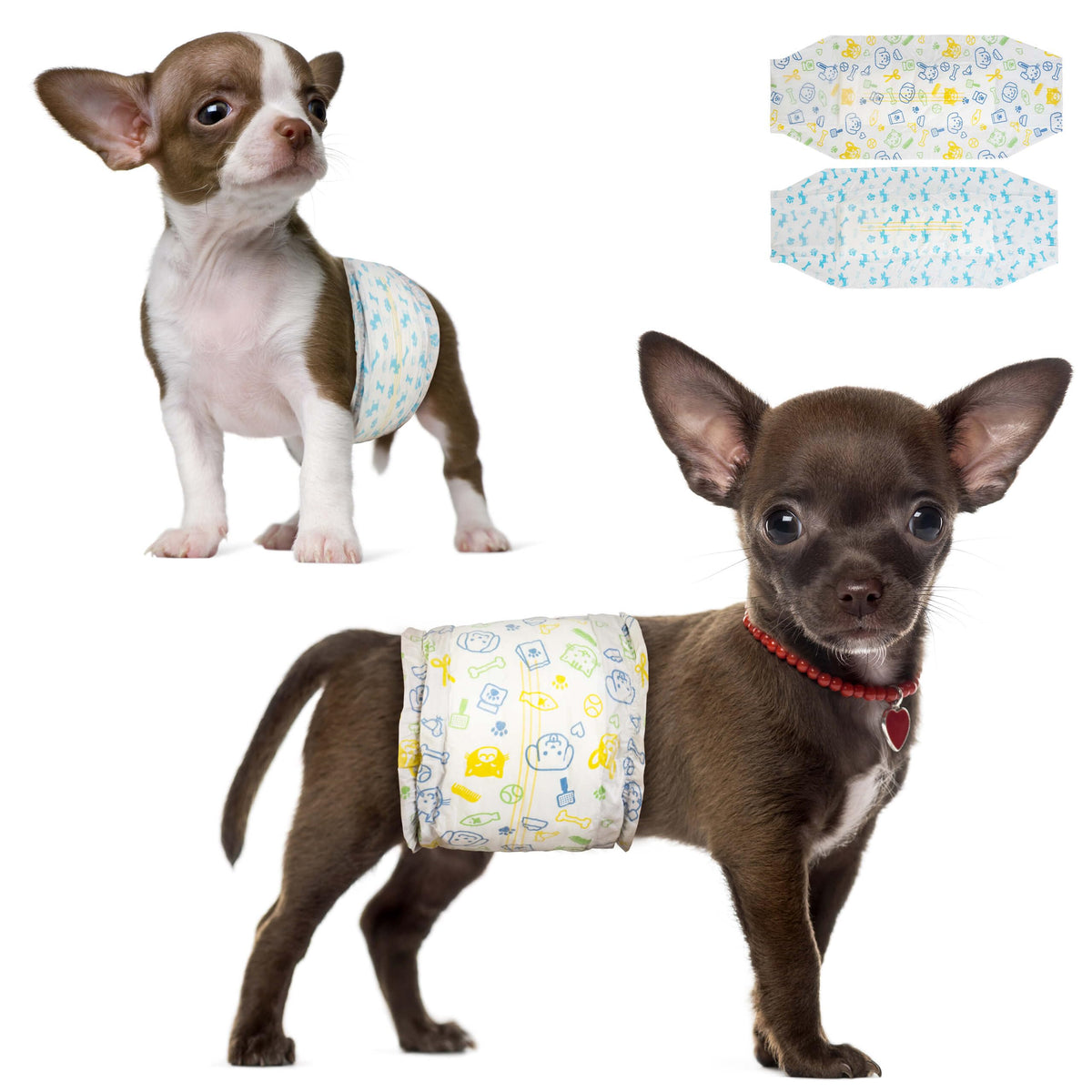 Couches Dono XS pour chien mâle avec designs variés et confort.