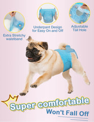 Dono couche canine, tissu doux et respirant avec ouverture pour la queue.
