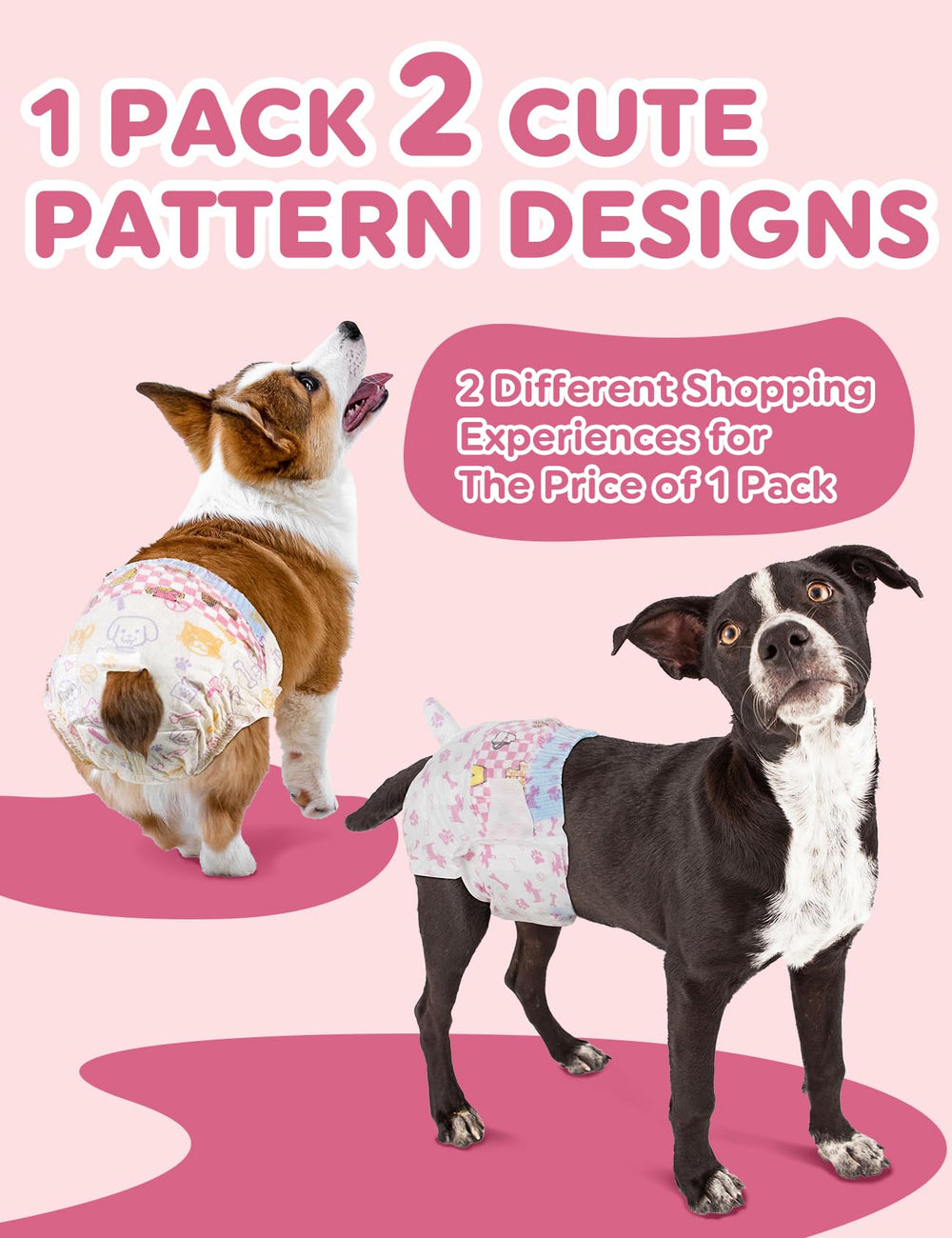 Deux motifs Dono pour personnalité de chaque chien