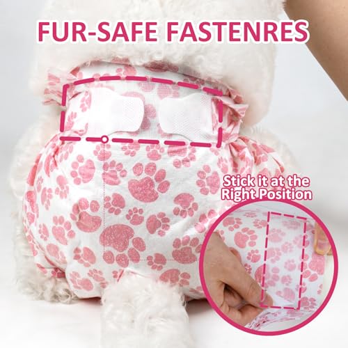 Dono Dog Diapers: noyau ultra-absorbant pour absorption efficace.