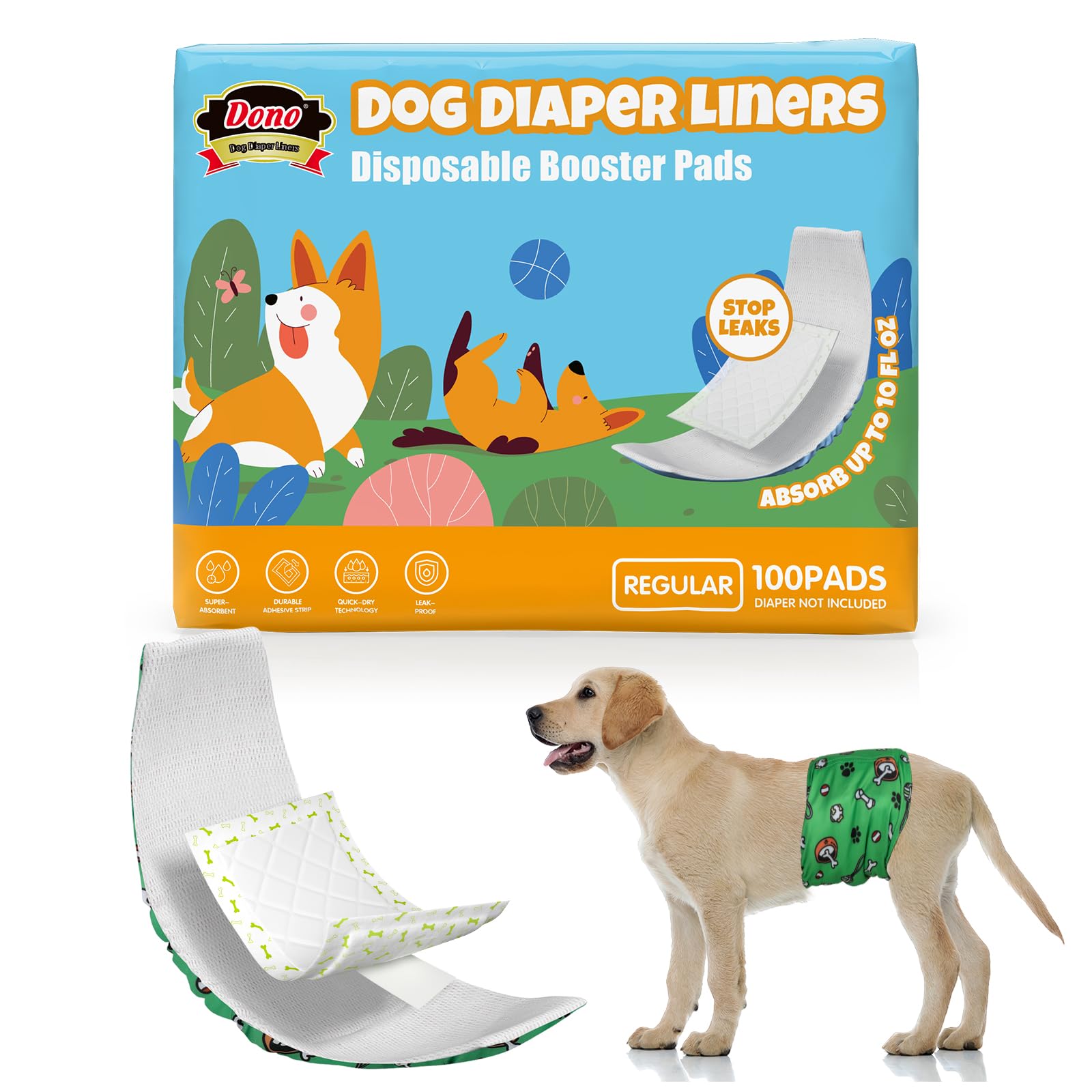 Dono liner absorption-extreme: absorption élevée pour garder votre chien au sec.