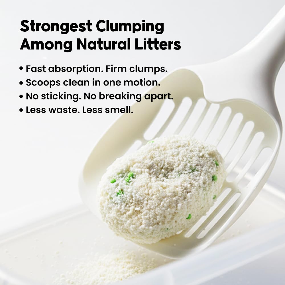 DOOBIT litière manioc petits-grains: granules fins et doux pour les coussinets.