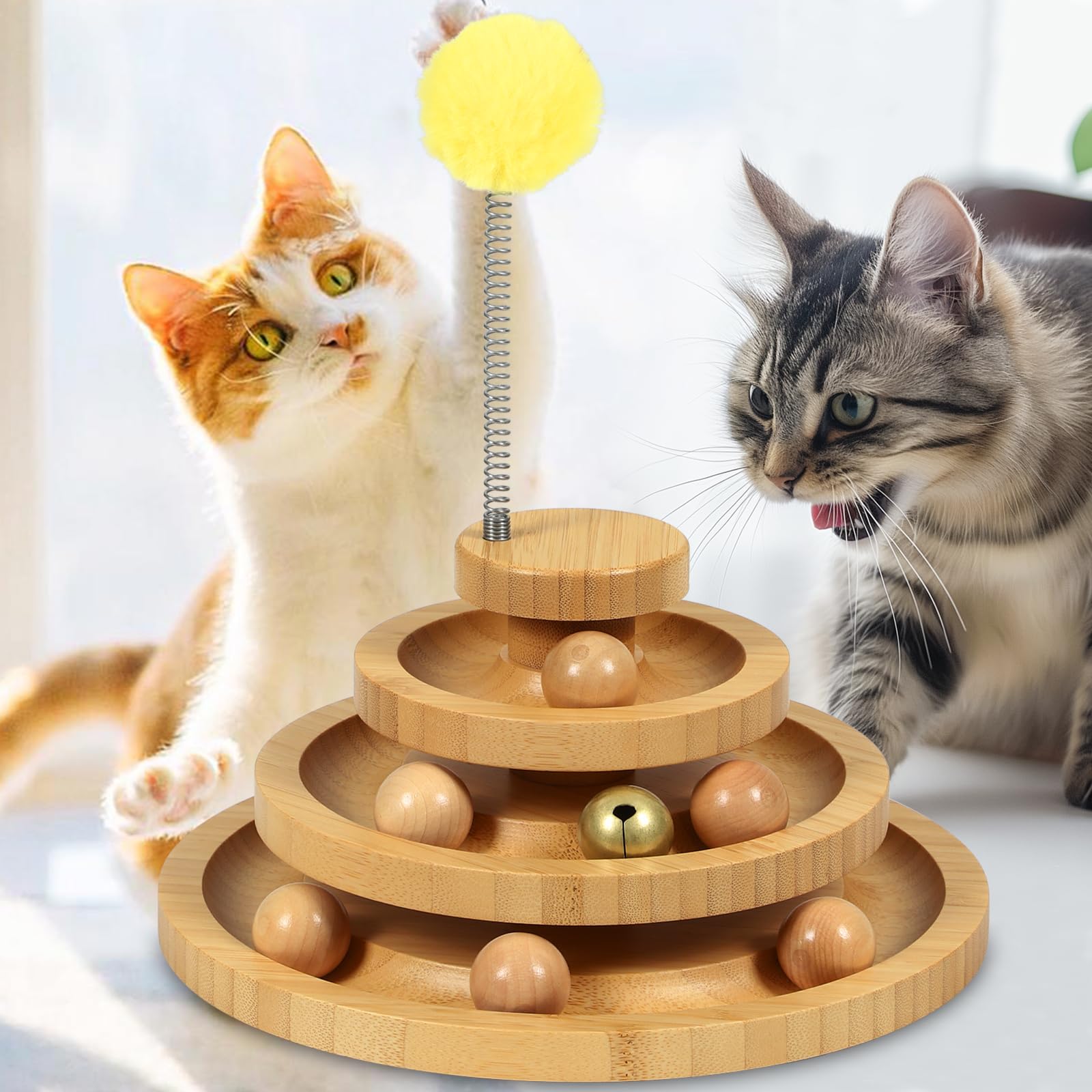 DoogCat Base antidérapante, stabilité pendant le jeu.