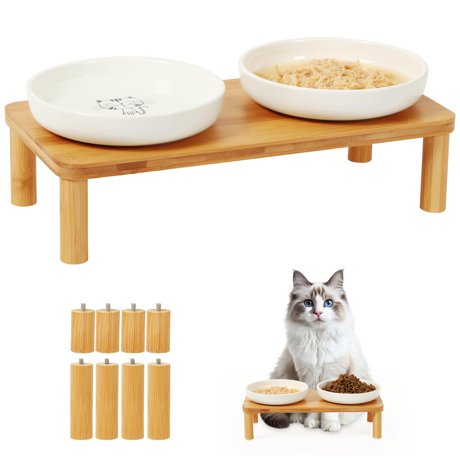 Ensemble DoogCat pratique et spacieux pour espaces restreints.