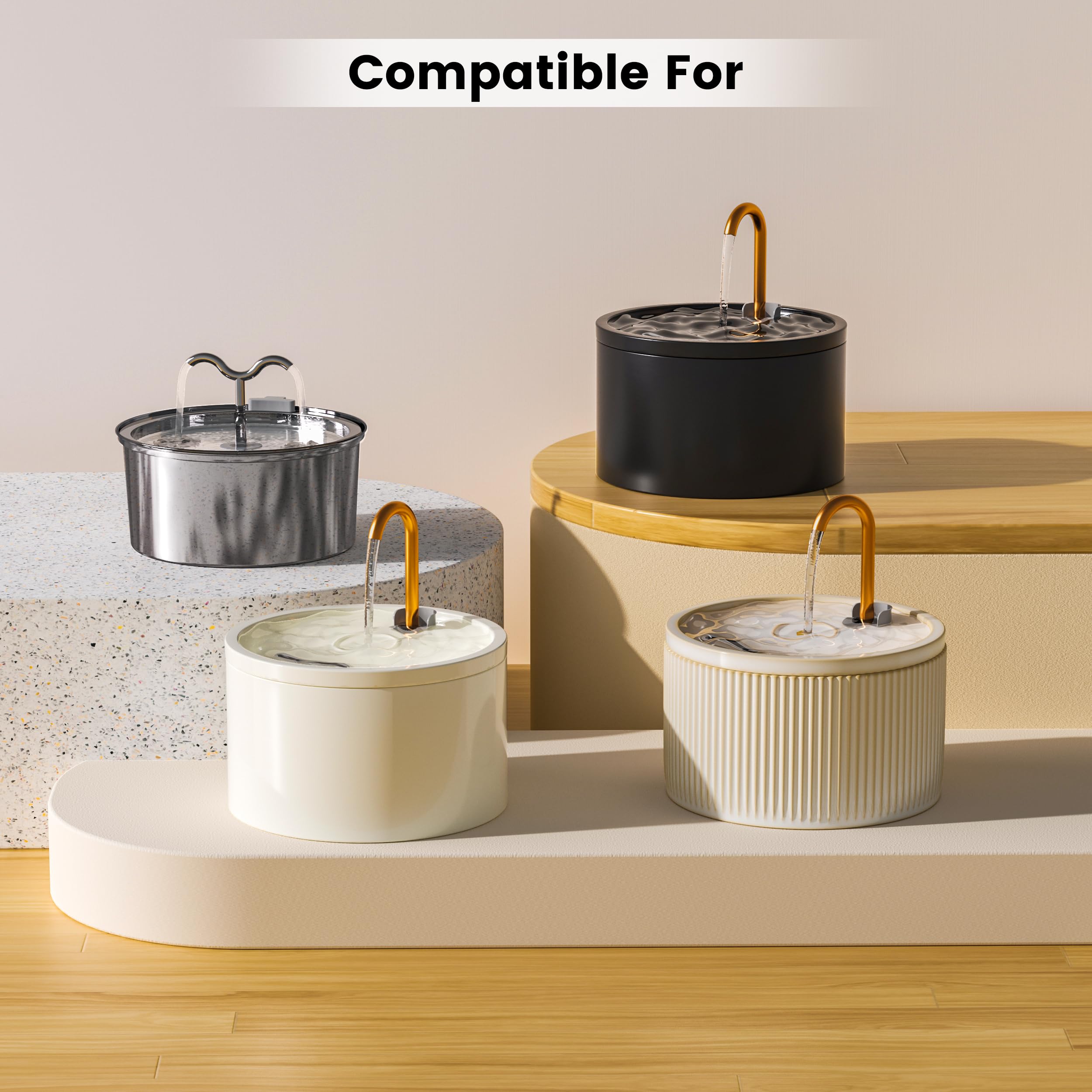 DOOOB filtre chat fontaine coton: filtration primaire pour une eau limpide.