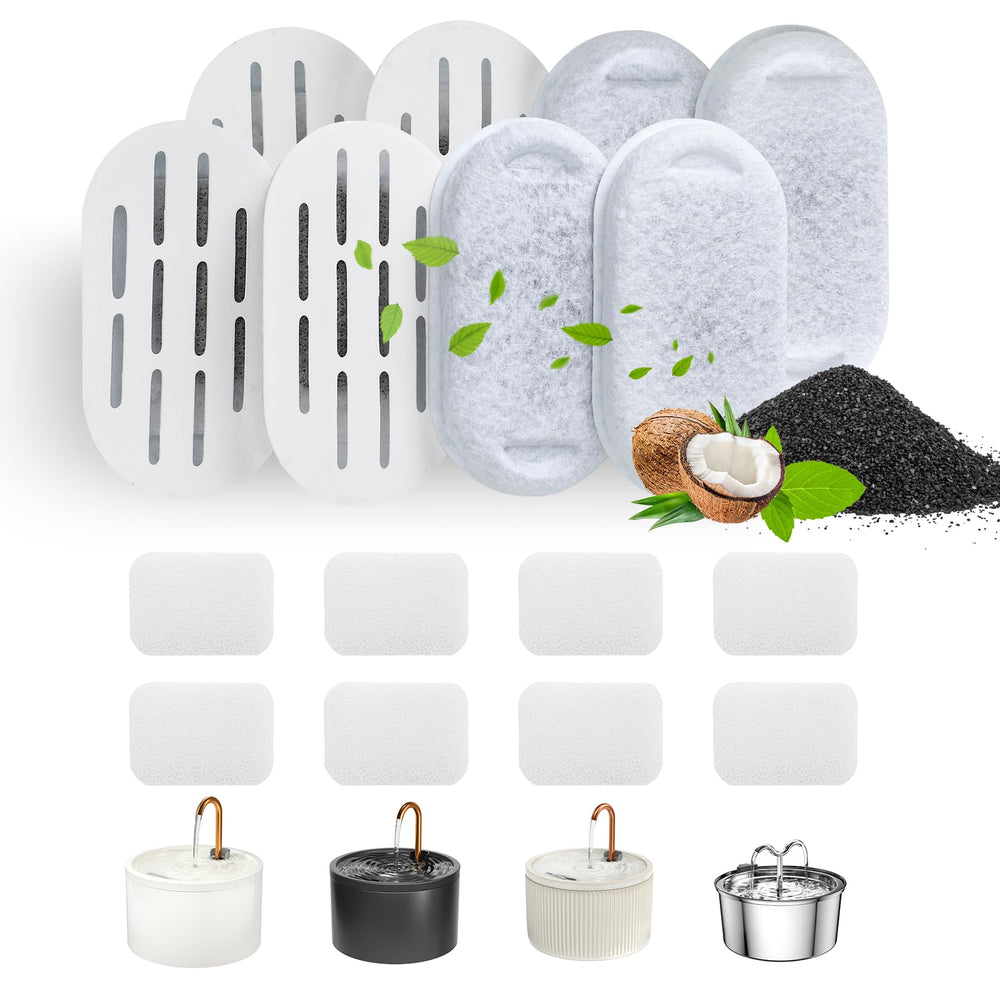 DOOOB chat fontaine filtre pack complet: eau plus fraîche pour votre chat.