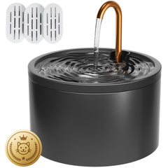 DOOOB fontaine à eau pour chat en céramique 2,1 L, facile à nettoyer.