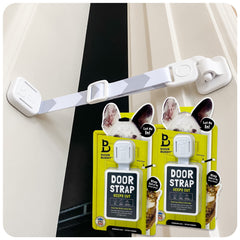 Door Buddy attache porte chat gris, deux pièces, offre espace modulable pour chat