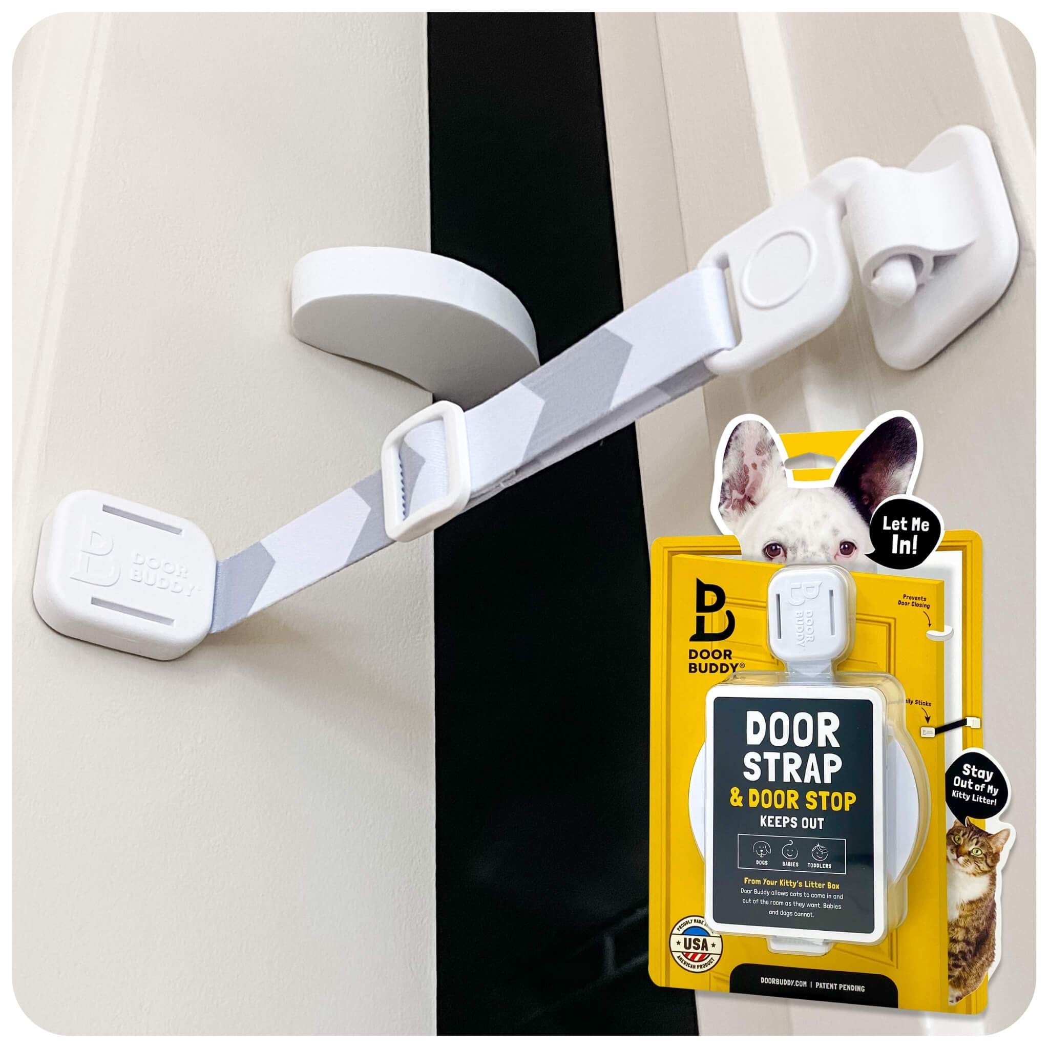 Door Buddy: porte-chat sans coupe pour libérer l'espace du chat.