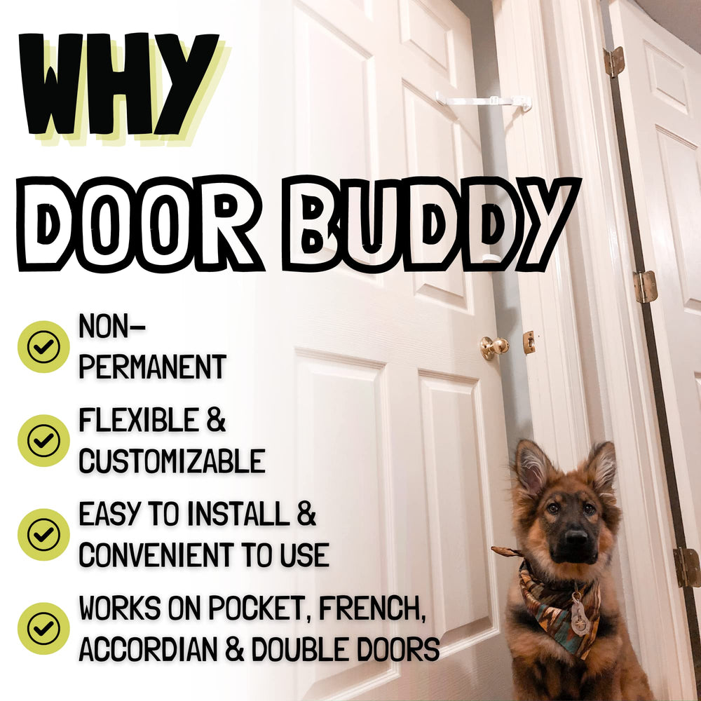 Door Buddy utilisation sans outils, solution pratique et discrète