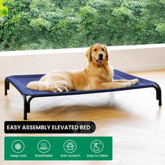 Cadre robuste DOPEDIO pour chiens de grande taille et usage extérieur.