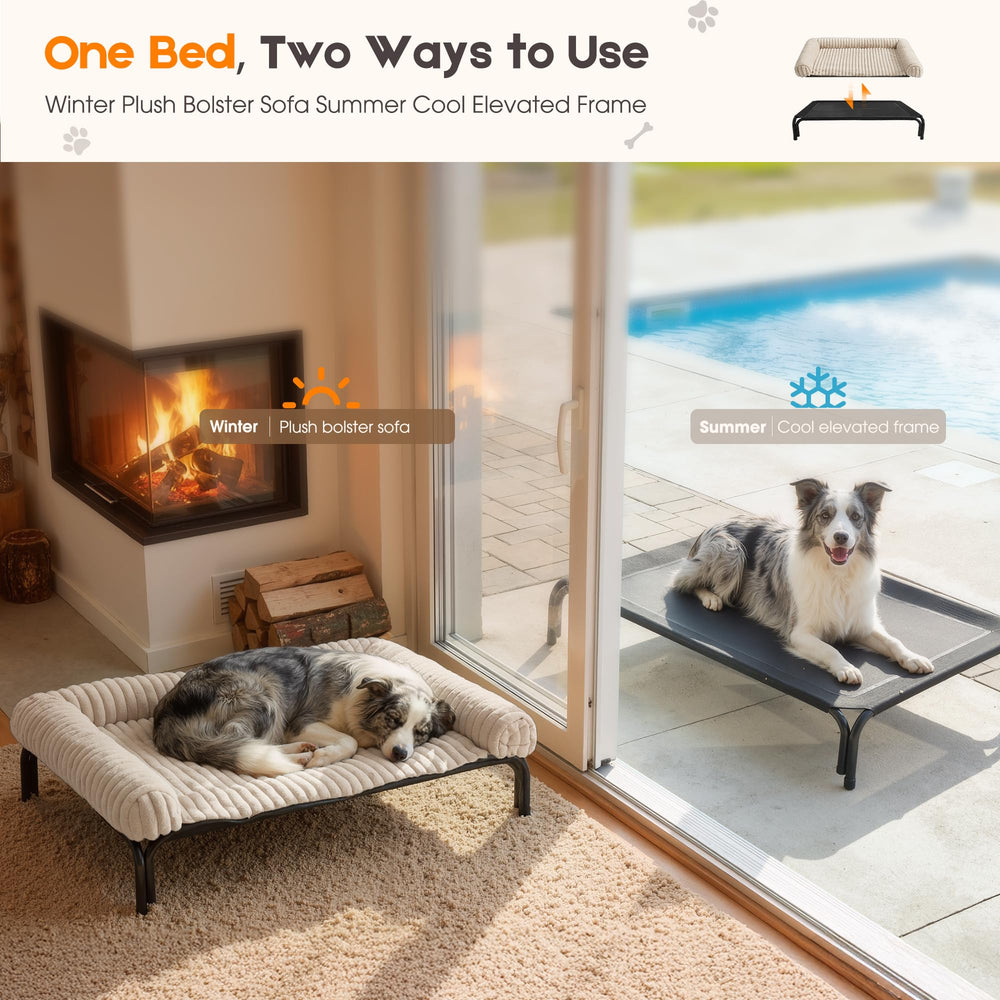 Zones de confort DOPEDIO offrant un soutien optimal du corps du chien.