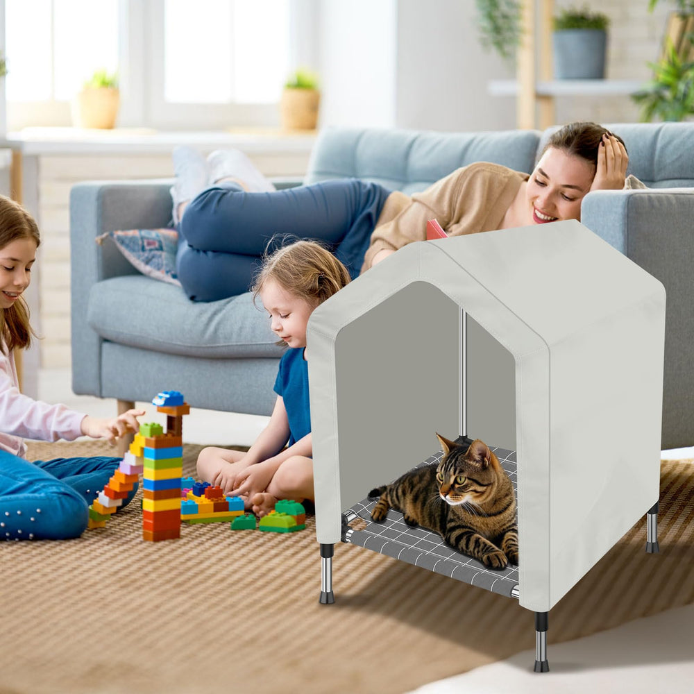 Usage multifonction Dopliv pour chien et chat, espace sûr à la maison.