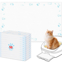 DOQVTIZAY tapis-pipi-chat 16,9x11,4 po: absorption rapide et propreté durable.