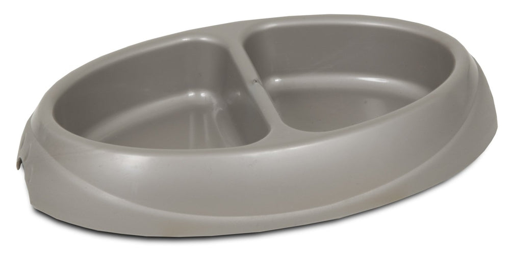Doskocil Petmate – gamelle double couleur taupe perlé pour la déco