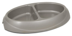 Doskocil Petmate – gamelle double couleur taupe perlé pour la déco