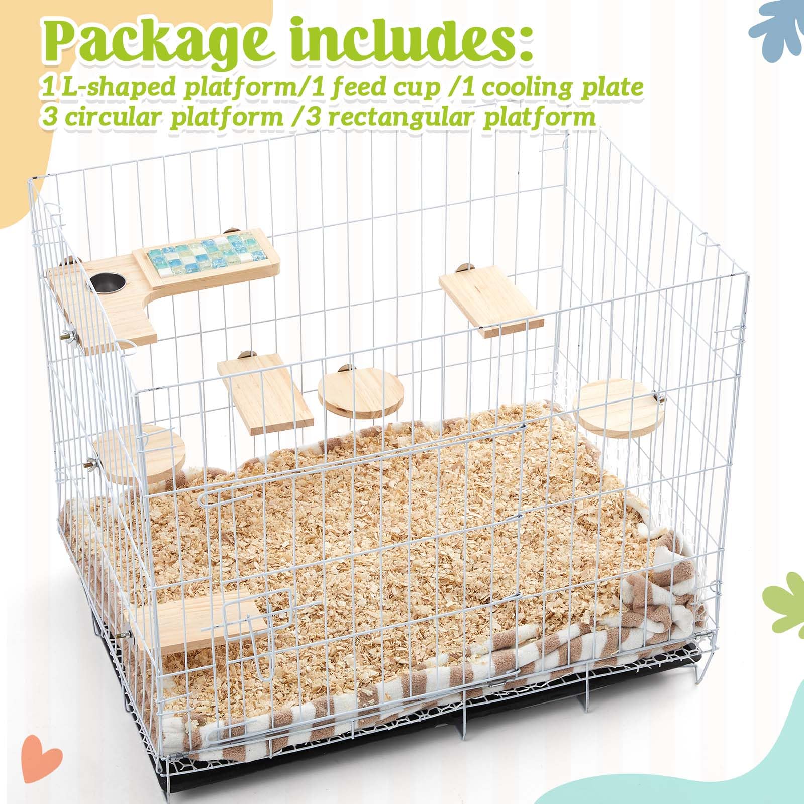 DoubleFill plateau bois rond – stimule l'exploration et l'escalade.