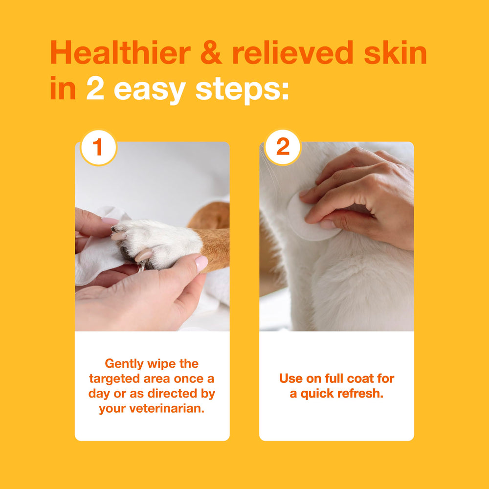 Formule Douxo S3 Pyo Pads sans savon, sulfates et parabènes pour une utilisation sûre.