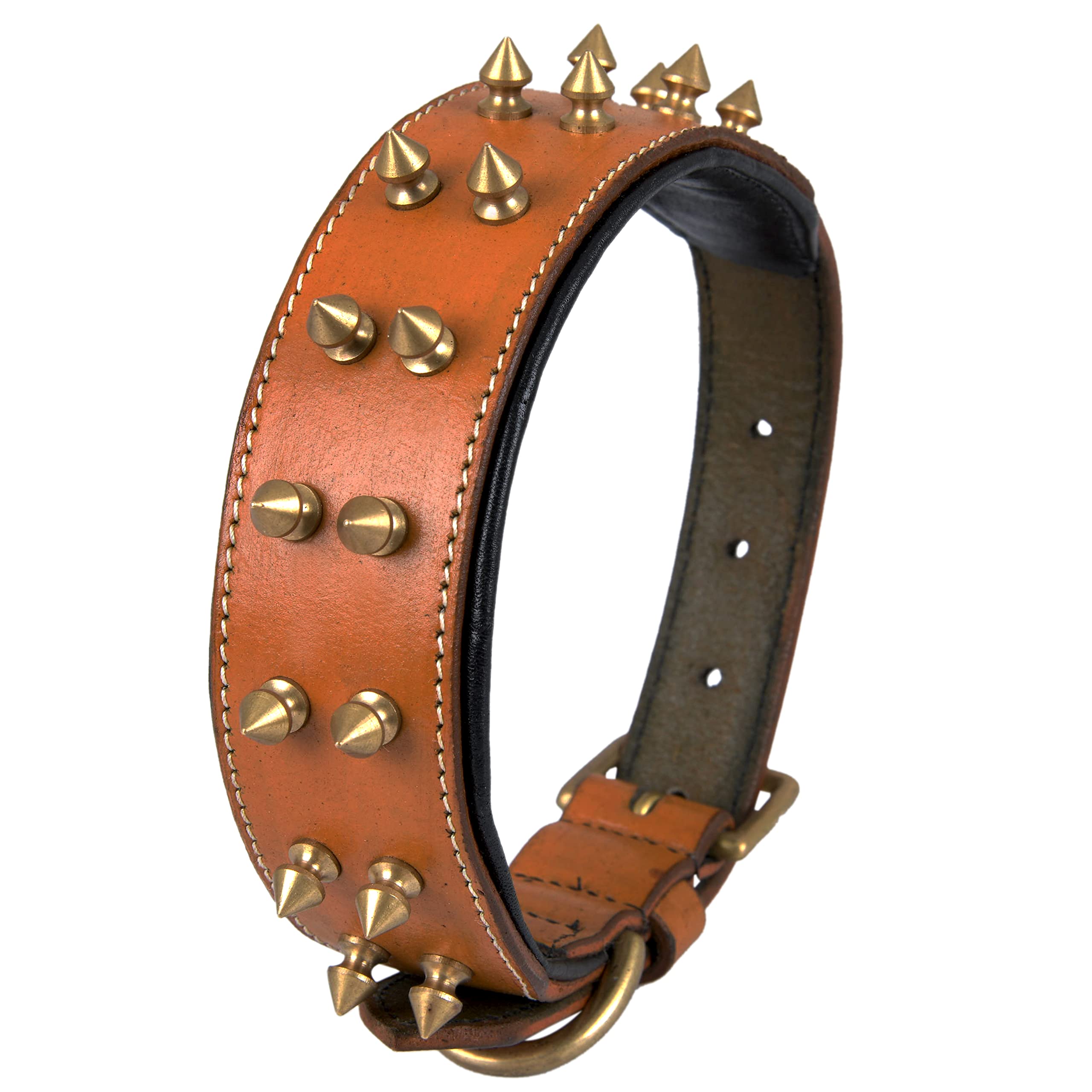 DowgClub collier interieur en nappa doux et rembourrage confortable.