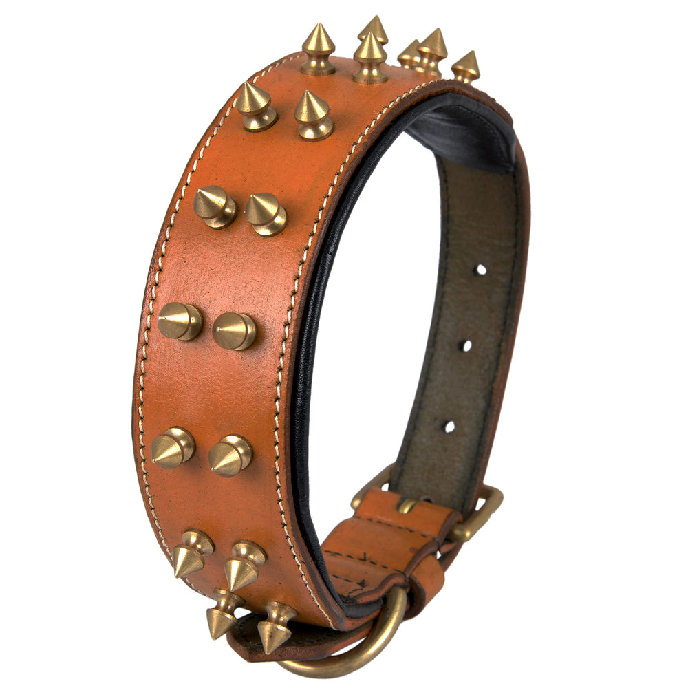DowgClub collier interieur en nappa doux et rembourrage confortable.