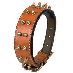 DowgClub collier interieur en nappa doux et rembourrage confortable.