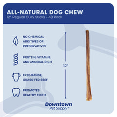 Gros plan sur la texture des battons-a-macher Downtown Pet Supply, durable.