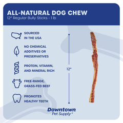 Bully-stick Downtown Pet Supply ingrédient unique, sans additifs