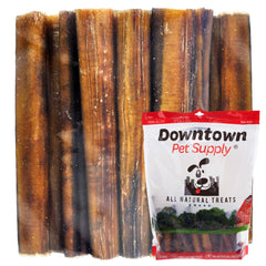 Downtown Pet Supply bully-stick jumbo 12 pouces, friandise naturelle et durable pour chiens.