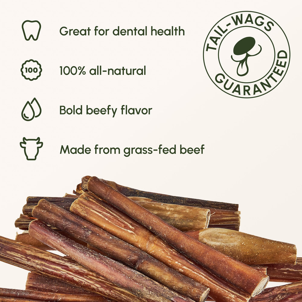 Downtown Pet Supply Bully sticks odeur faible, idéal pour les treats en intérieur.
