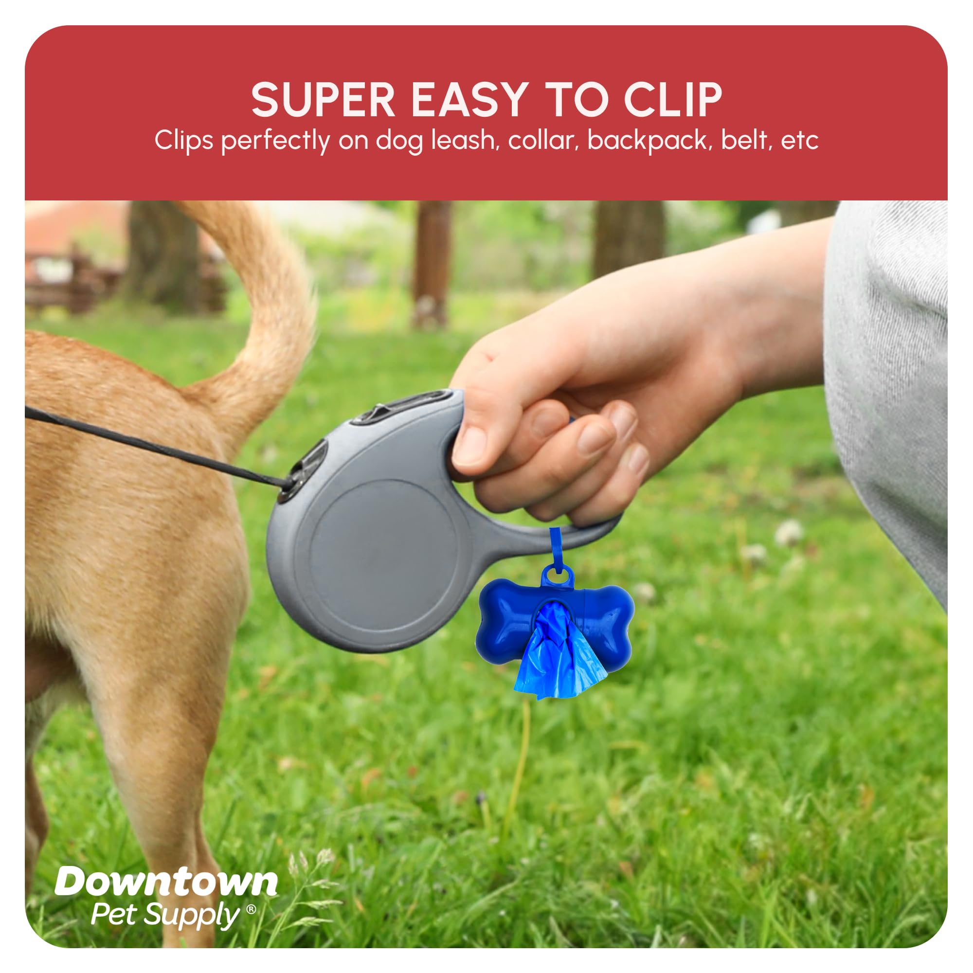 Downtown Pet Supply sacs-poubelle chien imperméables pour contenir l'urine et les salissures.