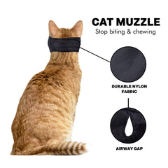 Muselière Downtown Pet Supply – réglable en velcro pour un ajustement rapide et sûr.