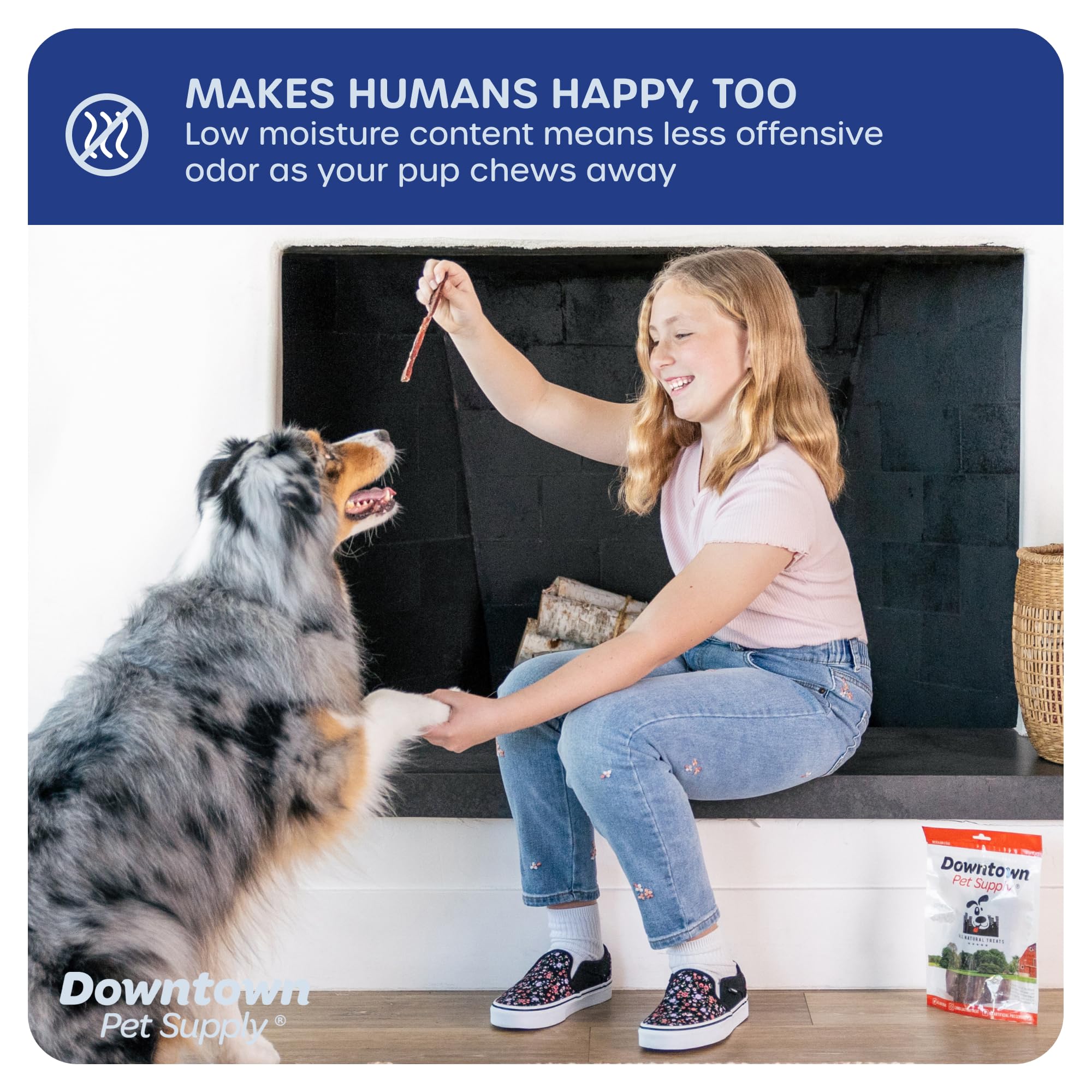 Downtown Pet Supply, odeur faible pour une expérience de mastication plus agréable.