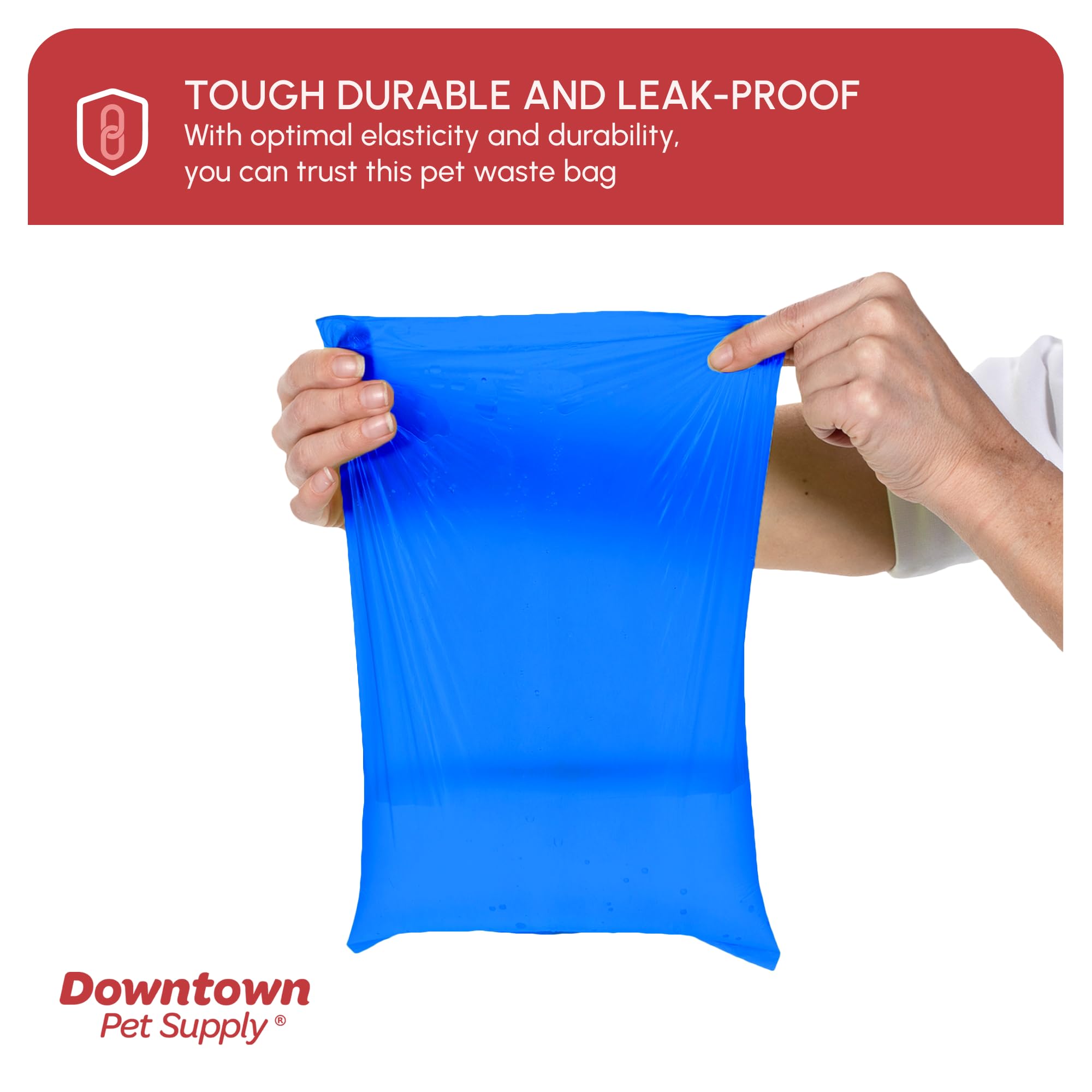 Downtown Pet Supply sacs-poubelle perfores et resistants pour une hygiène rapide.