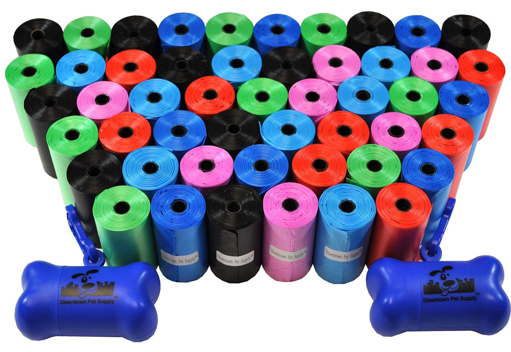 Downtown Pet Supply sacs-poubelle chien arc-en-ciel pour promenades propres et sans tracas.