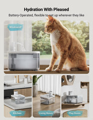 Batterie interne 4000mAh DownyPaws, autonomie prolongée et sans fil.