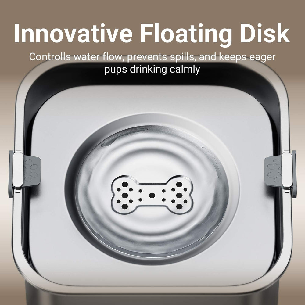 Bol d eau DownyPaws en inox compatible lave-vaisselle