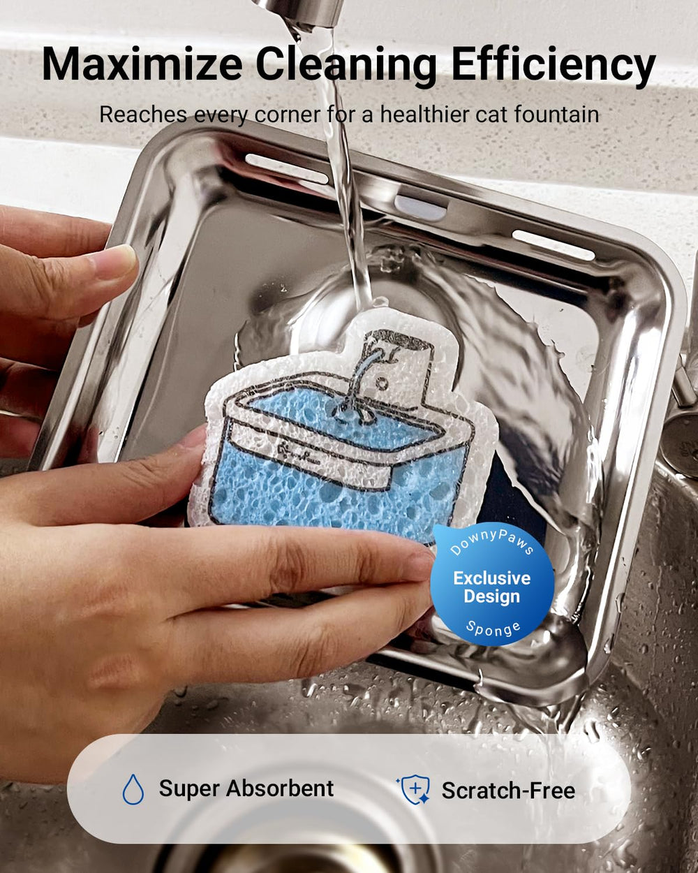 DPWFP6 pré-filtre éponges six pièces pour purification efficace