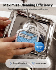 DPWFP6 pré-filtre éponges six pièces pour purification efficace