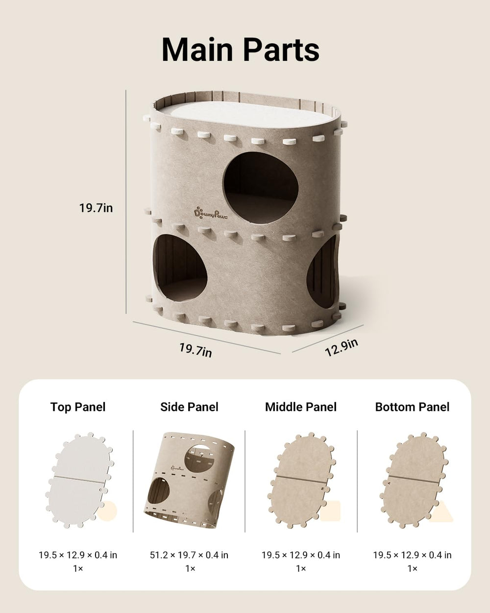 DownyPaws esthetique neutre et s harmonise avec tout interieur