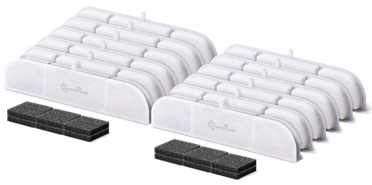 DownyPaws DPWFP6: filtres de remplacement 12 paquets pour eau plus pure