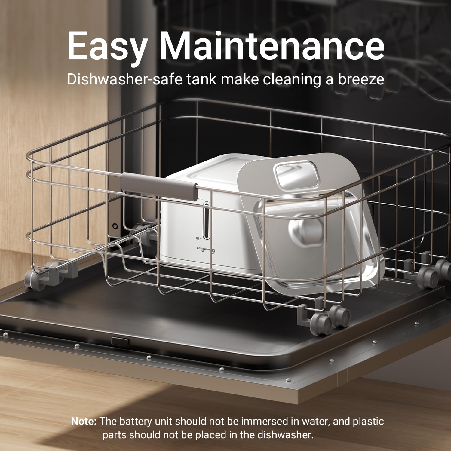 Fontaine DownyPaws 3L, grande capacité pour moins de remplissages.