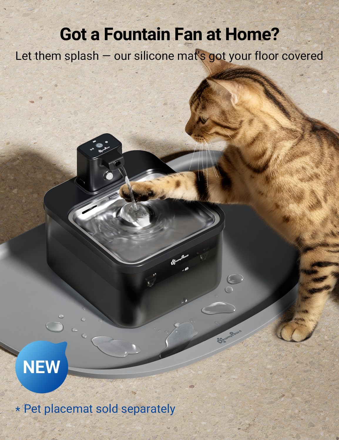 Conception DownyPaws démontable pour un nettoyage facile.