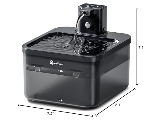 DownyPaws fontaine-eau-chat-nettoyage-accessoires facilite l’entretien courant.